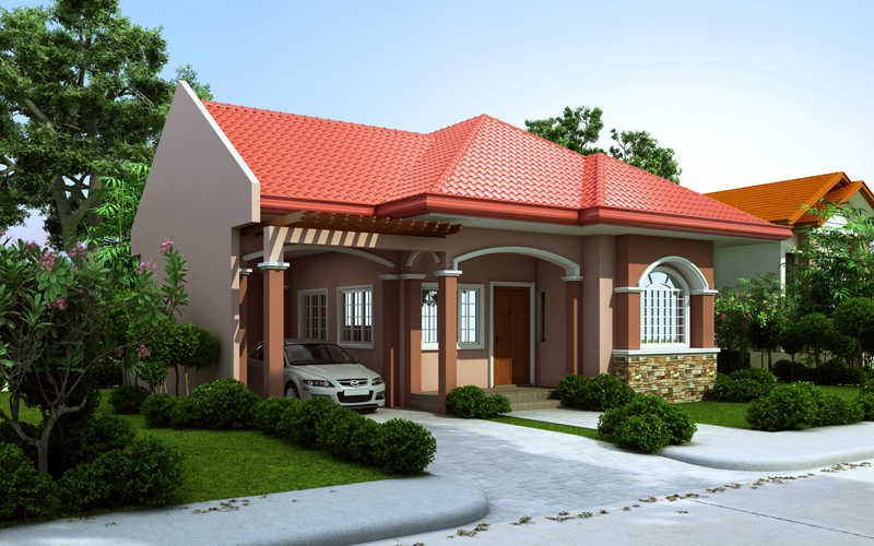 One storey house design, PHD-2015005 - Pinoy House Designs