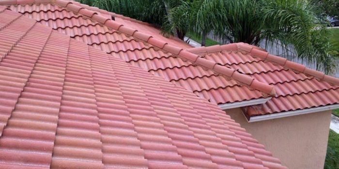 Picture of roof maintenance