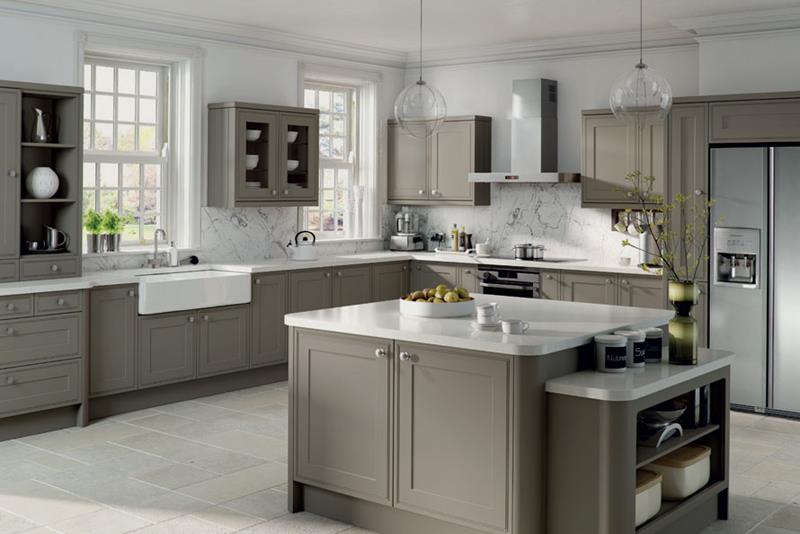 Picture of Stylish White Kitchen Expressions and Impressions 