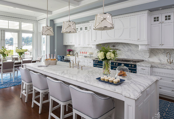 Picture of Stylish White Kitchen Expressions and Impressions 