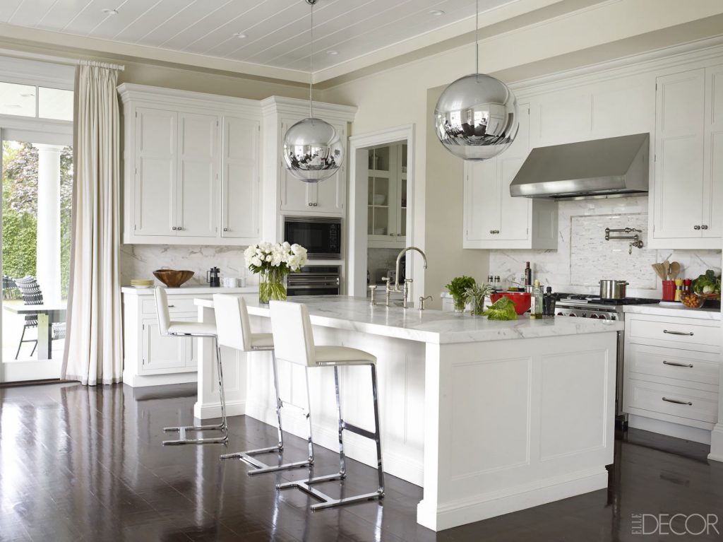 Picture of Stylish White Kitchen Expressions and Impressions 