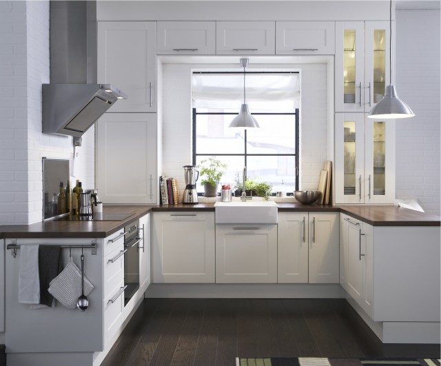 Picture of Stylish White Kitchen Expressions and Impressions 