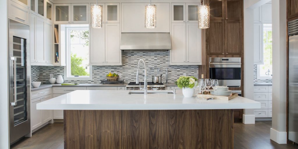 Picture of Stylish White Kitchen Expressions and Impressions 