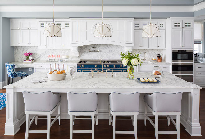 Picture of Stylish White Kitchen Expressions and Impressions 