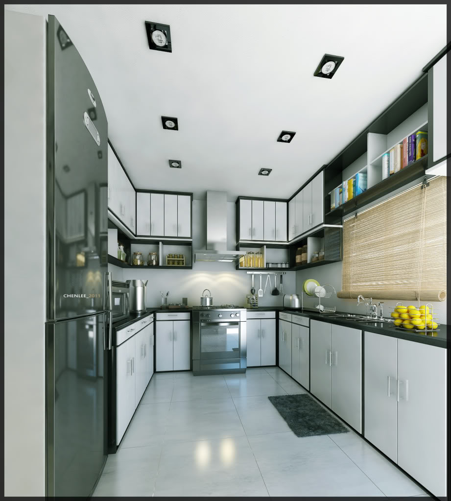 Striking Two Story Contemporary Residential House with Interior Design ...