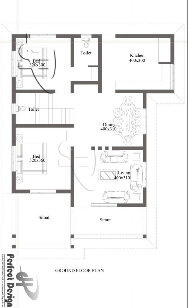 Picture of Single Story Contemporary House Design