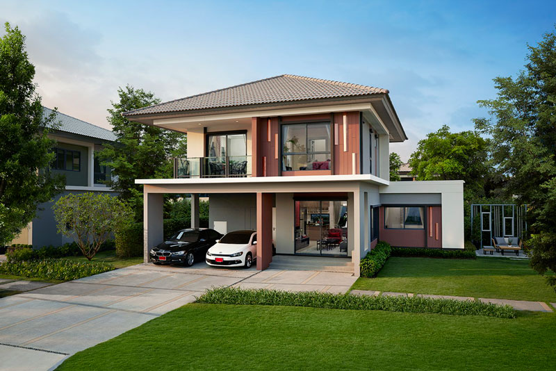 Charismatic Two Story Modern House Collection - Pinoy House Designs
