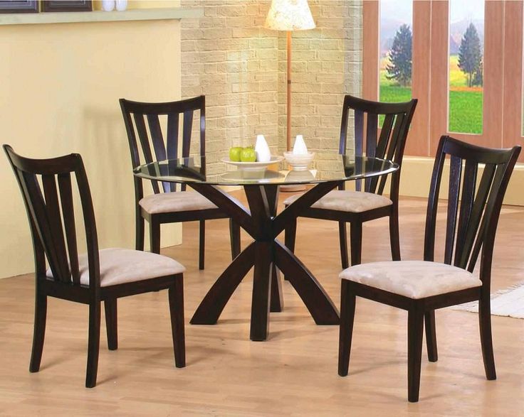 Picture of Fascinating Round Glass Tables for Deluxe Dining 