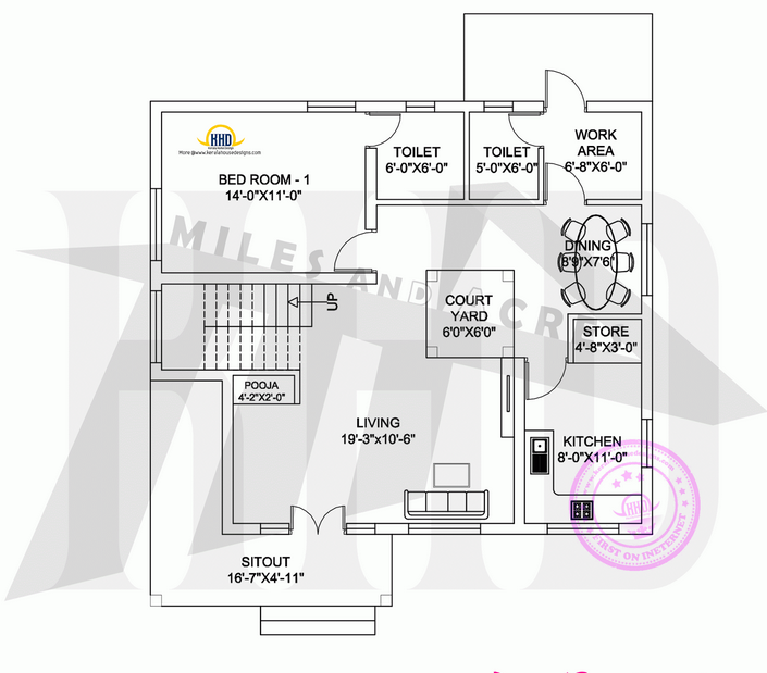 Picture of Glamorous Double Story Three Bedroom House with Striking Exterior