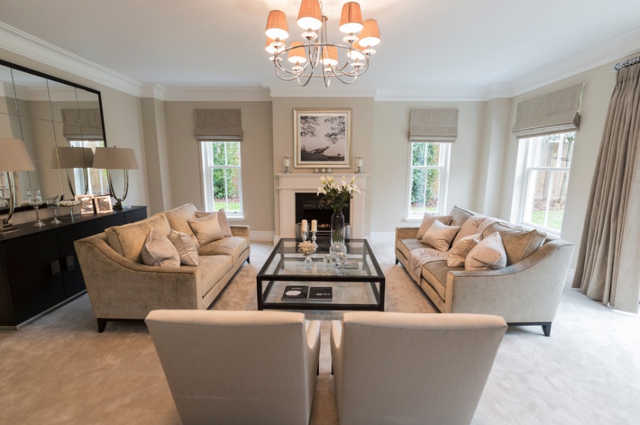 Picture of Melodramatic Expressions of Elegant Living Room Designs