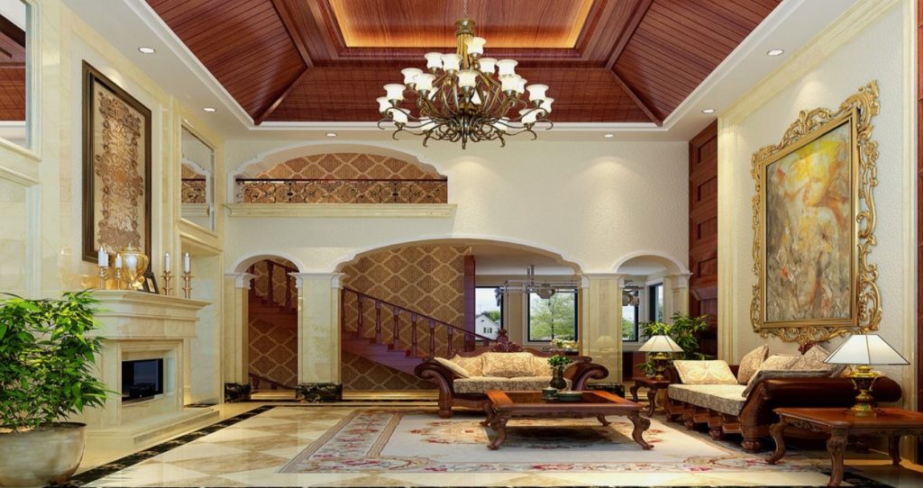 Picture of Melodramatic Expressions of Elegant Living Room Designs