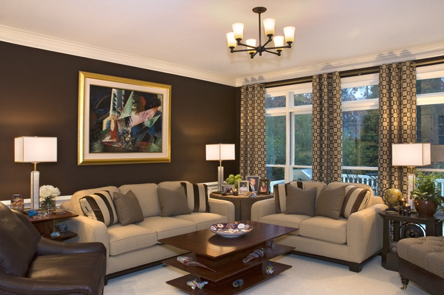 Picture of Melodramatic Expressions of Elegant Living Room Designs