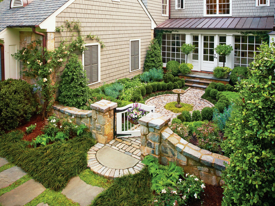 Picture of Blend and Harmony of Houses and Beautiful Landscaping 