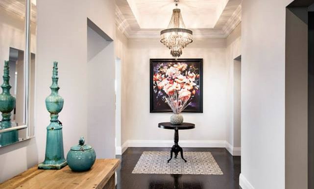Picture of Serene Elevated House with Traditional Exterior and Contemporary Interior 