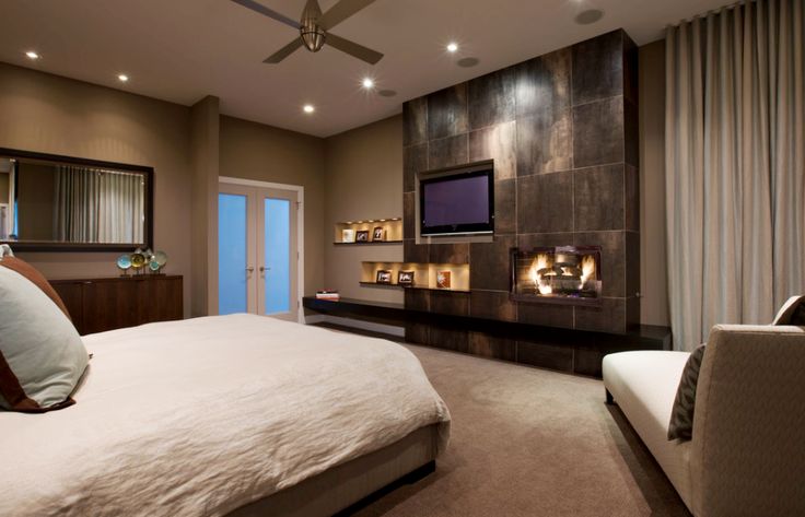 Picture of Clever Concepts of Accessorizing the Bedroom with TV Unit