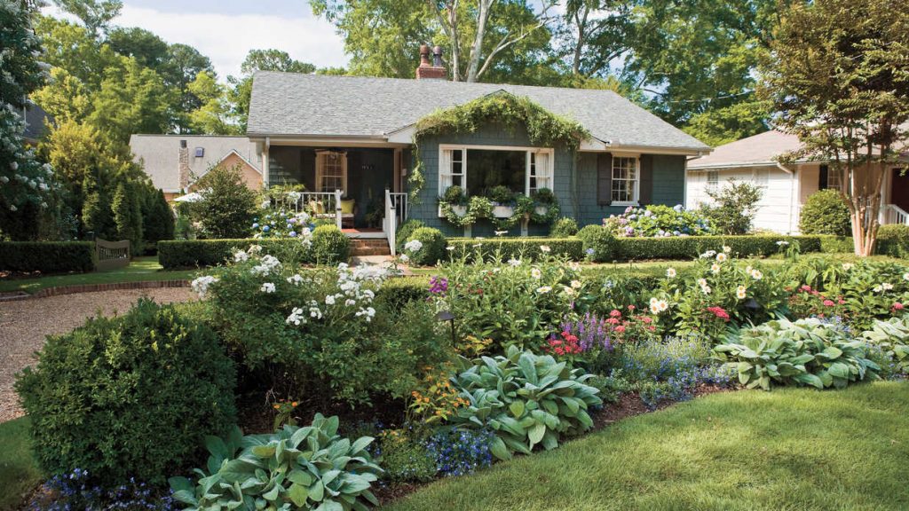 Picture of Beauty of House with Landscaped Yards
