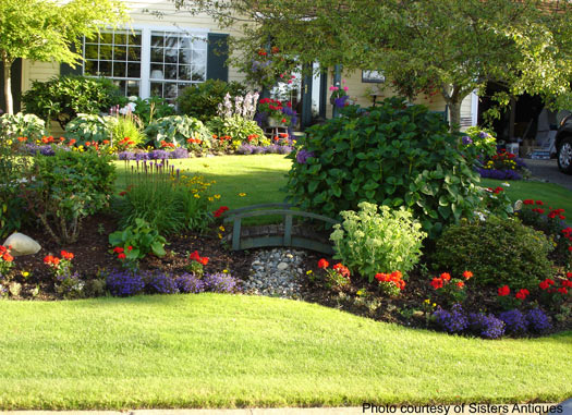 Picture of Beauty of House with Landscaped Yards