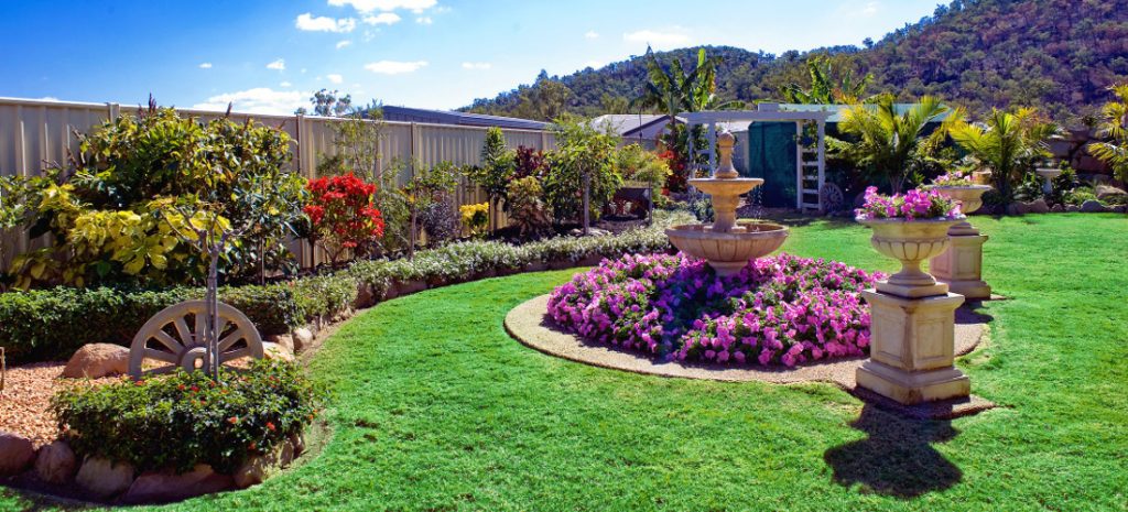 Picture of Beauty of House with Landscaped Yards