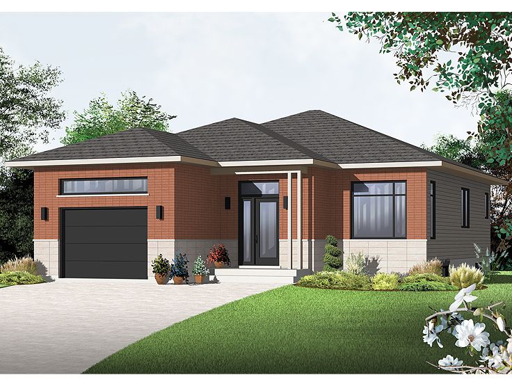 Picture of Refined Two Bedroom Modern House Plan