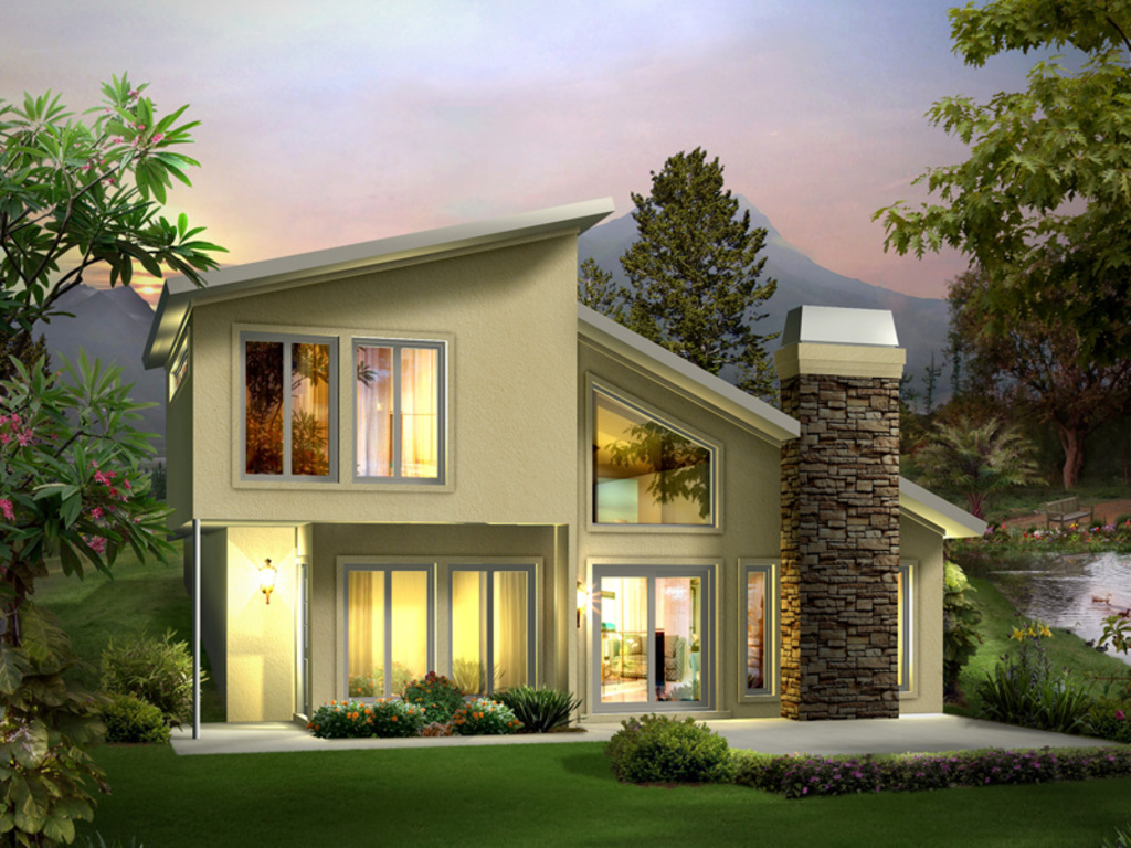 Adorable Small Two Bedroom Contemporary House with Floor Plan - Pinoy