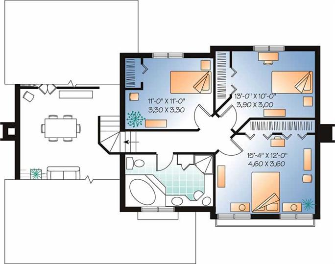 Picture of Two Story Contemporary Home Plan with Amusing Character 