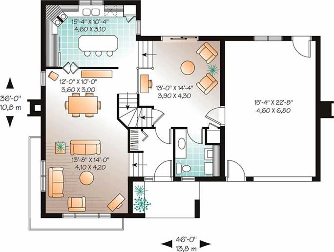 Picture of Two Story Contemporary Home Plan with Amusing Character 