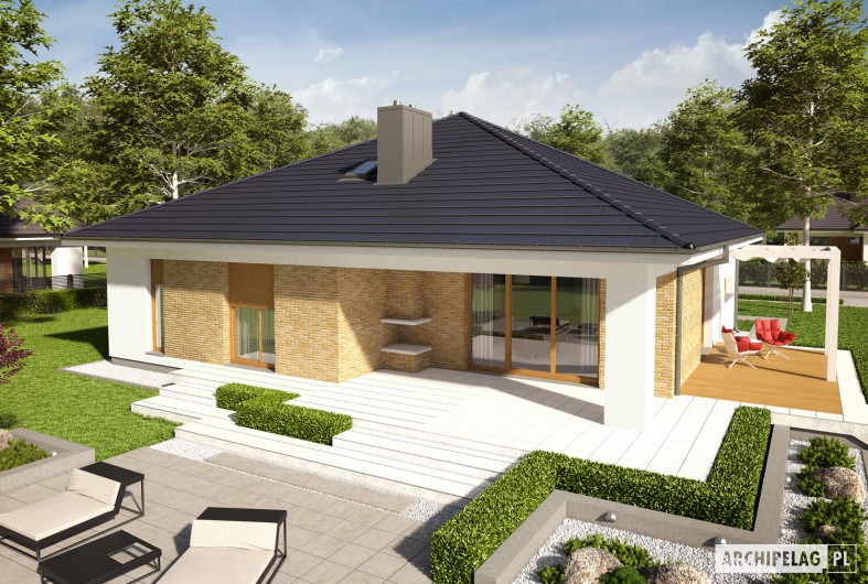 Picture of Harmonized Single Story Modern Residential House 