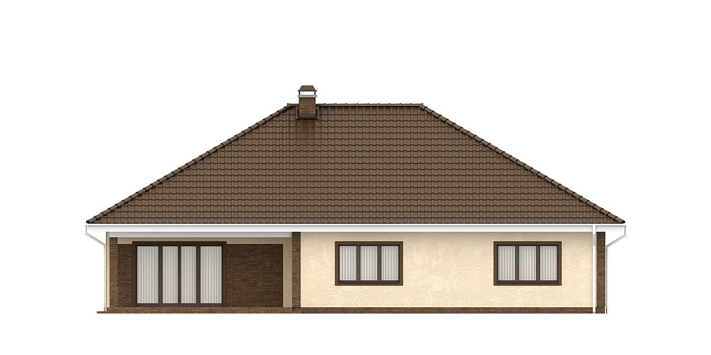 Picture of Energy Efficient One Story Modern Home Design