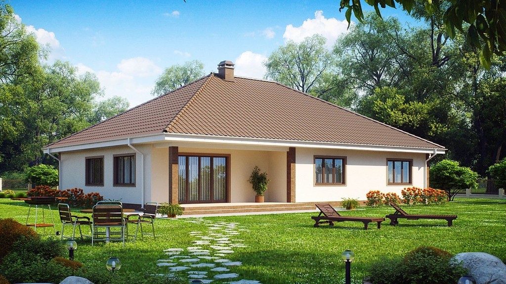 Picture of Energy Efficient One Story Modern Home Design