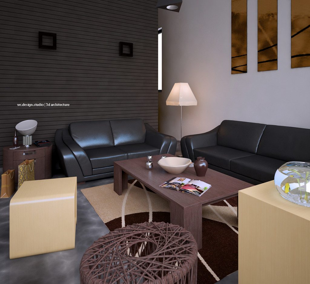 Picture of Dramatic Two Story House Interior Design