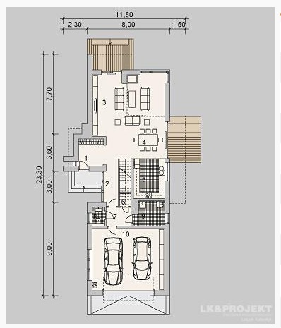 Picture of Innovative Two Story House with Interior Concepts 