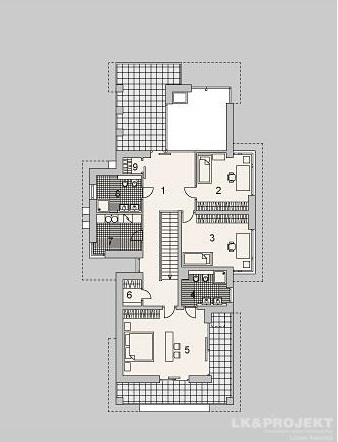 Picture of Innovative Two Story House with Interior Concepts 