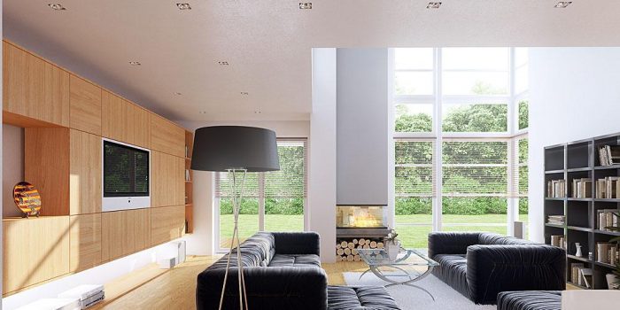 Picture of Innovative Two Story House with Interior Concepts 