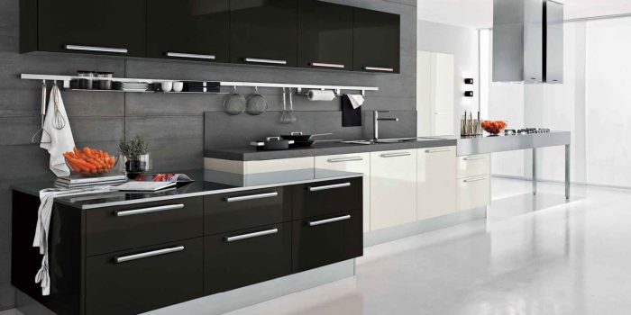 Picture of Magnetic Black Kitchen Cabinets
