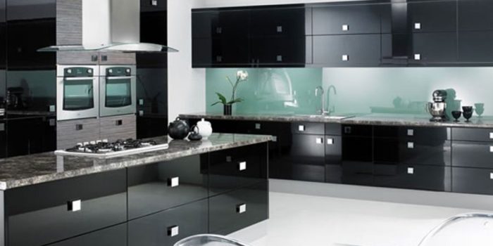 Picture of Magnetic Black Kitchen Cabinets