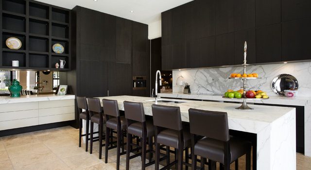 Picture of Magnetic Black Kitchen Cabinets