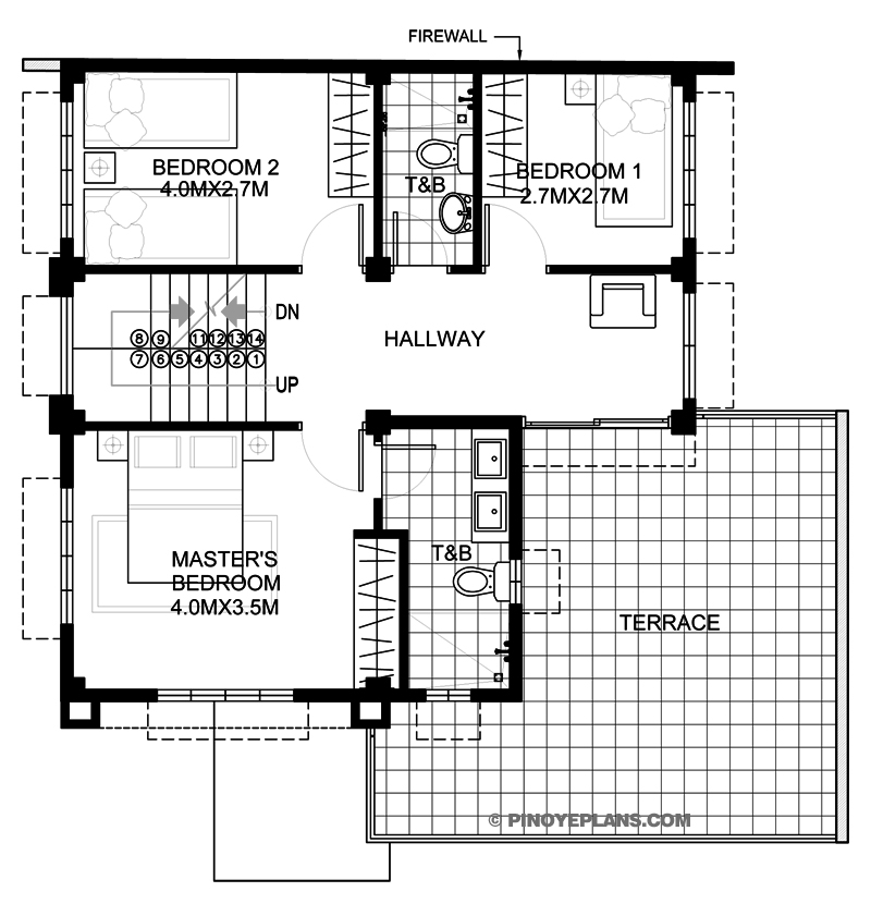 Story House Plans With Balcony