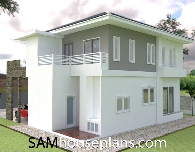 Picture of Contemporary Home Design of 2 Storey Residence