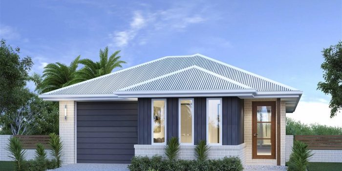 Picture of Modern Narrow House Plan with Front Garage