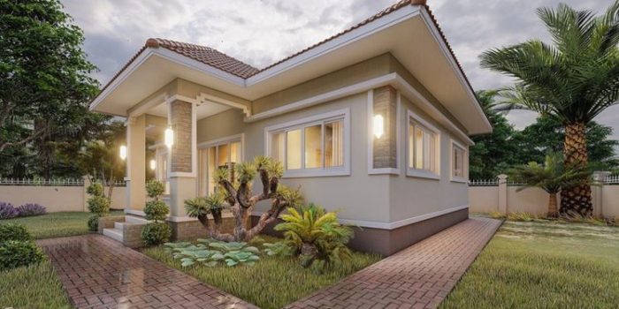 Picture of Contemporary Style Home with Spacious Garden