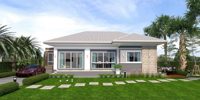 Picture of Refined Three Bedroom Contemporary House Plan 