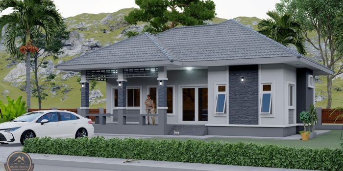 Picture of Prominent One Storey House Plan with 3 bedrooms