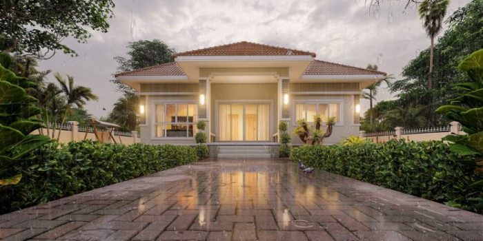 Picture of Contemporary Style Home with Spacious Garden