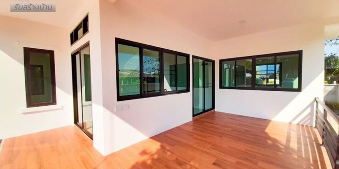 Picture of Single Floor House Plan with Geometrical Design