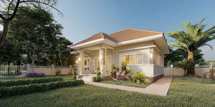 Picture of Contemporary Style Home with Spacious Garden