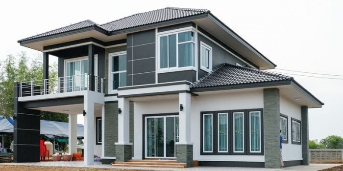 Picture of Contemporary Style House Plan of 4 Bedrooms