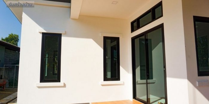 Picture of Single Floor House Plan with Geometrical Design