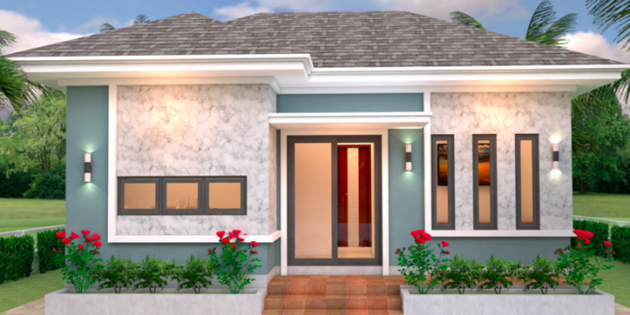 Picture of Single Storey Bungalow House Design