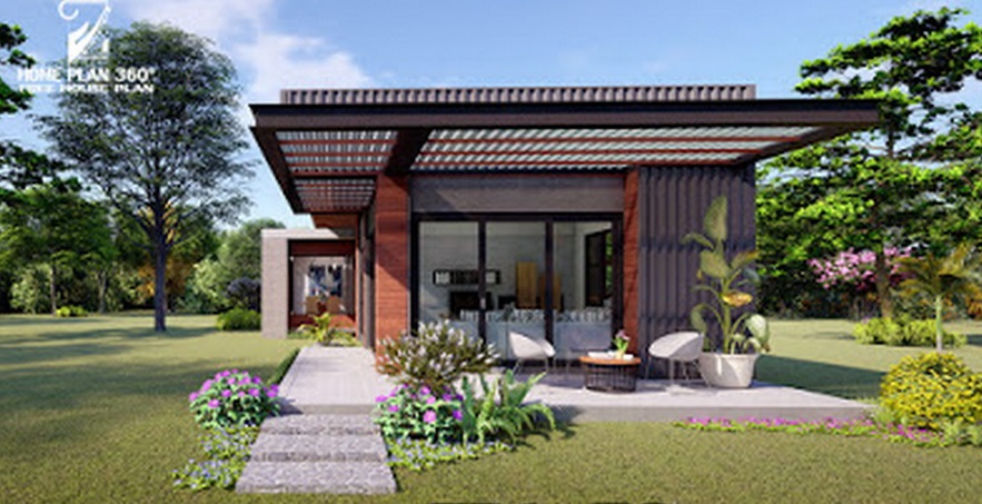 Picture of Modern Narrow House Design with Stylish Exterior