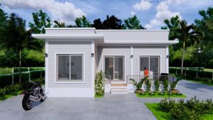 Picture of Modern L-shaped House Design